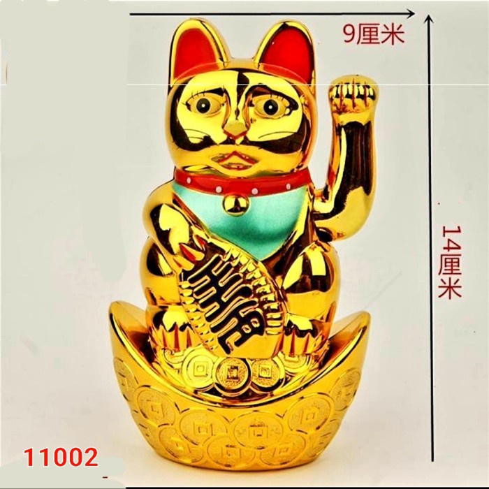 Kucing Maneki Emas Yenpao Kucing Hoki Lailai Maneki Neko Murah Grosir Harga Grosir Termurah