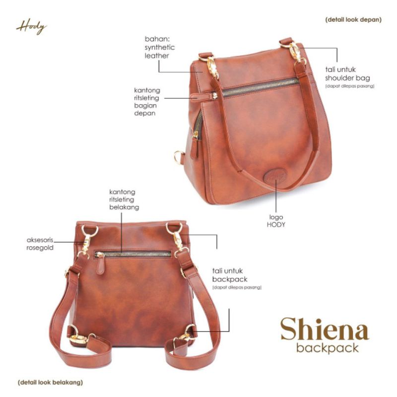 SHIENA ORI BY HODY BACKPACK TAS GENDONG TAS CANGKLONG