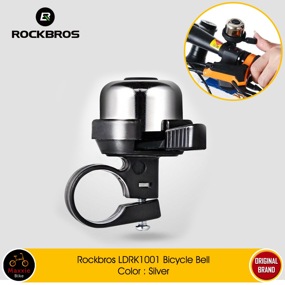 ROCKBROS LDRK1001 Bicycle Bell - Bel Sepeda Lipat MTB - Silver