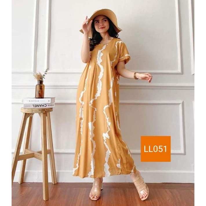 DASTER DRESS HOMEDRESS PAJAMAS GAMIS VIRAL LONGDRESS BUSUI PANJANG NON RUFFLE MURAH LARIS