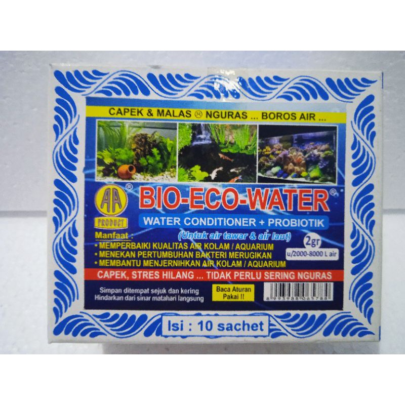 Bio Eco Water Water Conditioner + Probiotik Vitamin/sachet