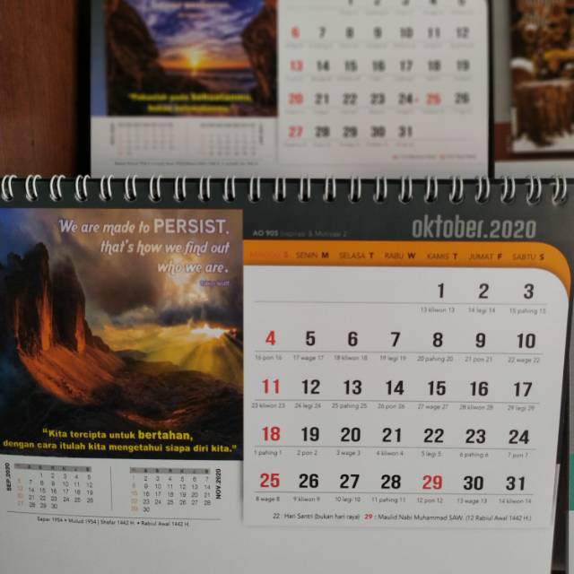 

KALENDER MEJA (MOTIVASI)