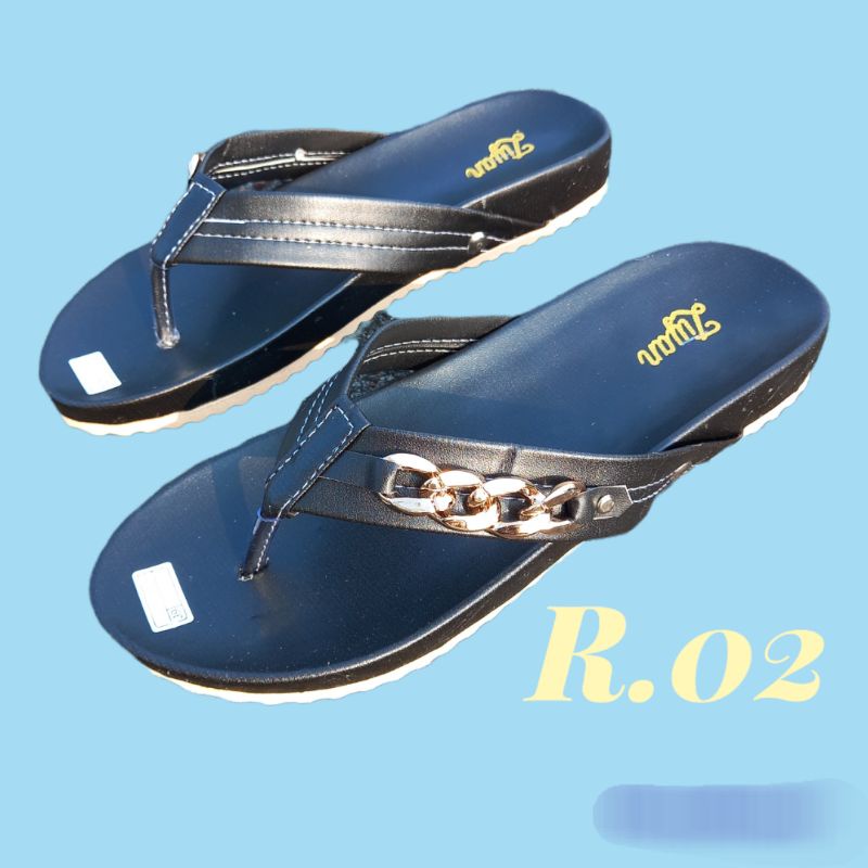 SANDAL WANITA SOL PUYUH JEPIT RANTE R.02