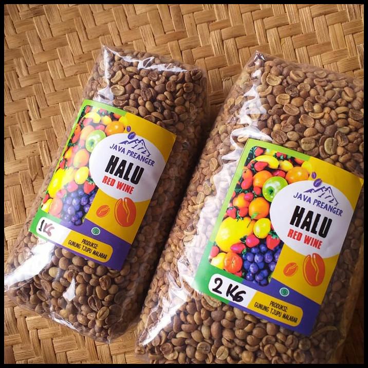 

Green Bean Halu Red Wine - 1 Kg | Arabika | Biji Kopi Specialty Grade
