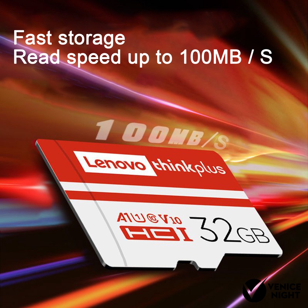 (SC) Lenovo Memory Card U3 High Speed Anti Air 32GB / 64GB / 128GB / 256GB / 512GB / 1TB / Micro-SD