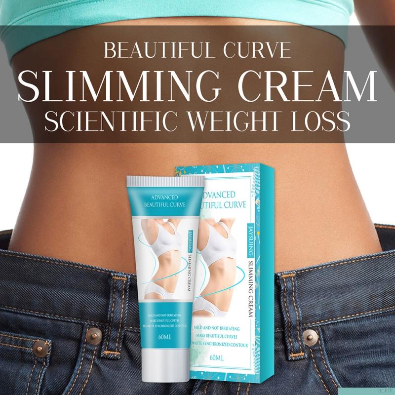 【ORIGINAL】Slimming Cream krim pelangsing pelembab Lembut dan melembapkan 60g pelangsing perut paha tipis lengan tipis pinggul kurus krim pelangsing tubuh