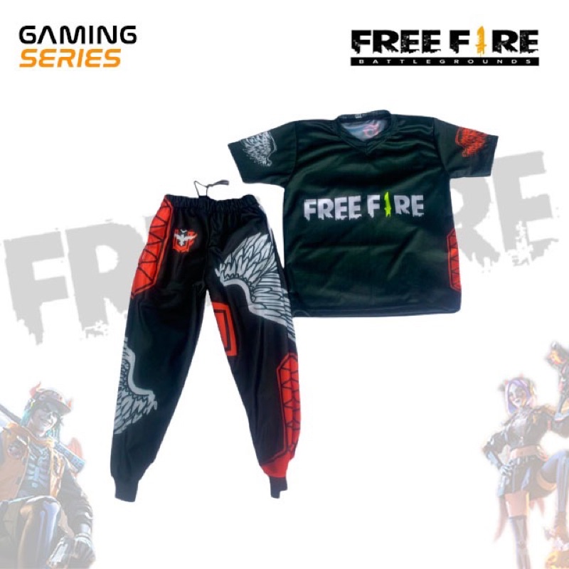 Termurah 5-20th/DEWASA Celana gaming ANGEL FREE FIRE ANAK/REMAJA/CELANA GAMING ANAK FF/JOGER FREE FI