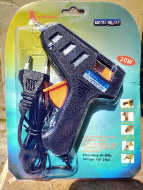 (NCS) [95 gr] Glue Gun 20 Watt  - Lem Tembak Cepat Panas Gluegun 20W