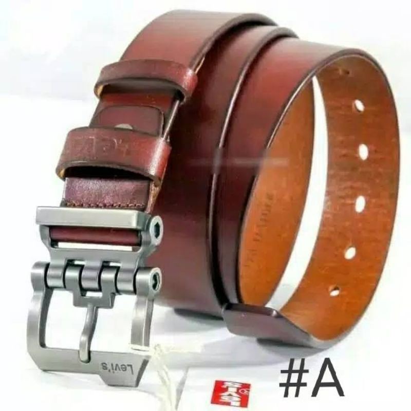 IKAT PINGGANG PRIA COWOK ROBOT KULIT ASLI PREMIUM GARANSI UANG KEMBALI BILA BUKAN KULIT