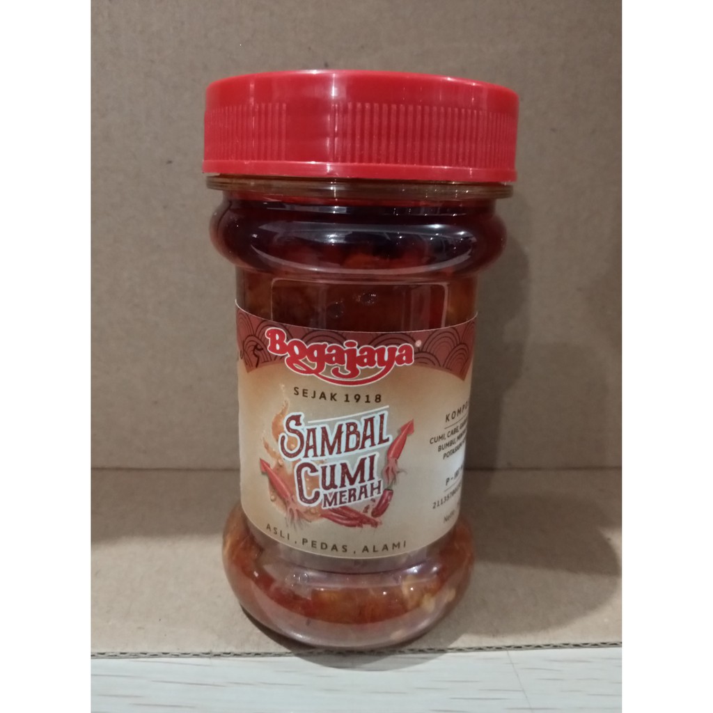 

Sambal Cumi Merah Bogajaya 135 Gr