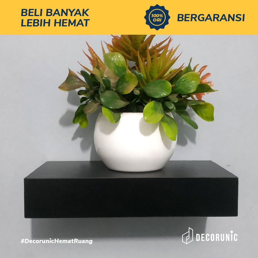 [Decorunic] Floating Shelf - Rak Dinding Minimalis ukuran 20 cm
