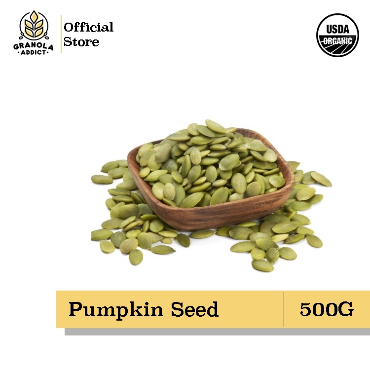 

Granola Addict - Pumpkin Seed / Biji Labu Kupas 500G