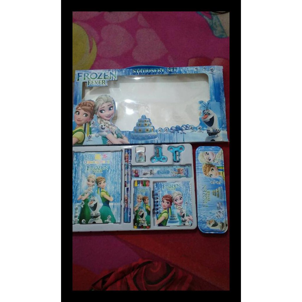 

TERBARU 1 SET ALAT TULIS KARAKTER FROZEN / ALAT TULIS FROZEN /ALAT TULIS ANAK PAKET ALAT TULIS