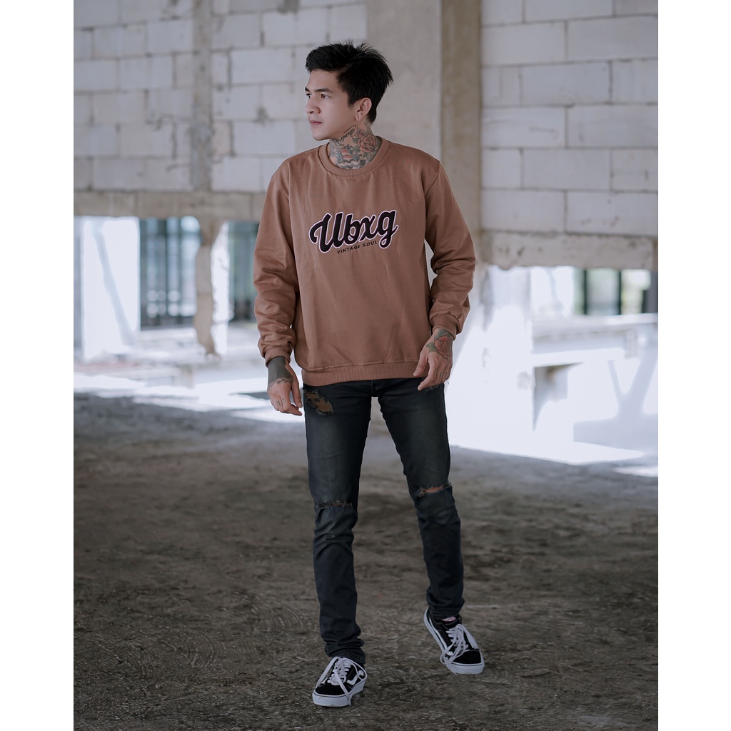 VINTAGE SOUL SWEATER UNBOXING MOCCA //SWEATSHIRT CRAWNECK BORDIR ORIGINAL