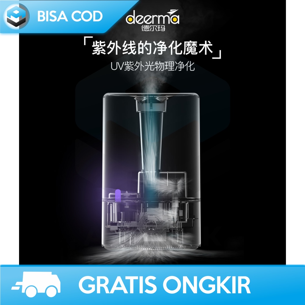 HUMIDIFIER UV PURIFIER PELEMBAB UDARA DEERMA F628S 5L TOUCH SCREEN ORI