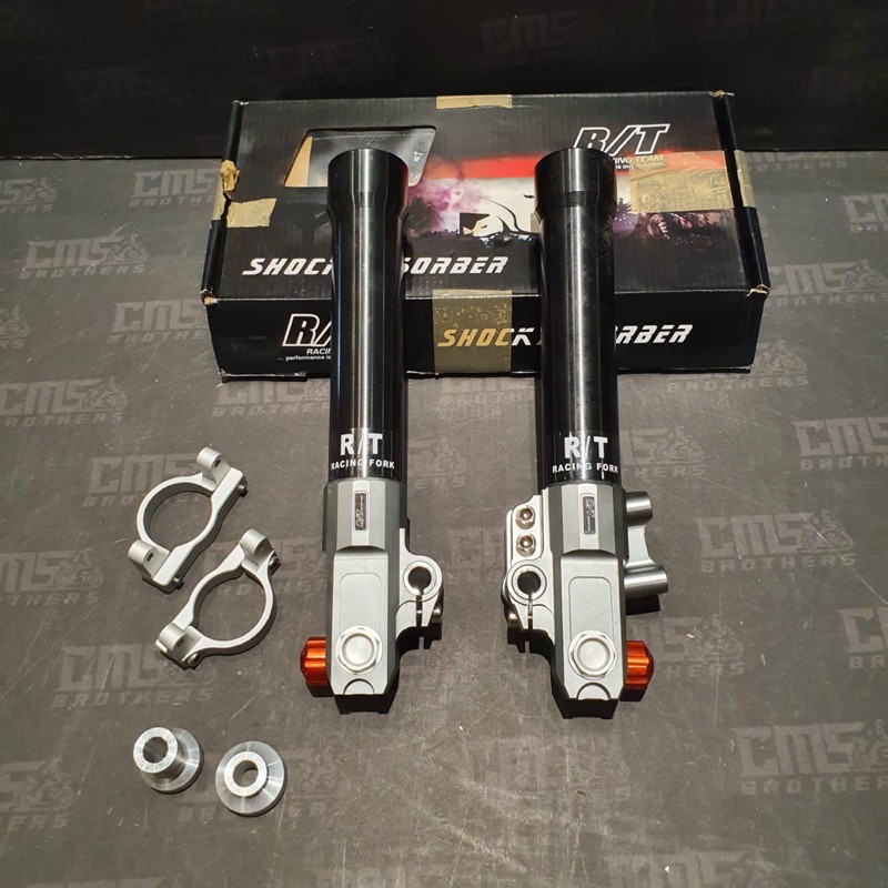 Tabung Shock Depan Bottom Shock RT Stage Monoblok PCX Hitam