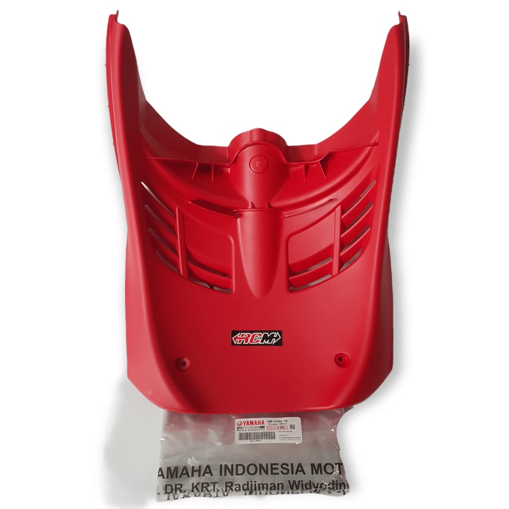 54P-F1552-10 COVER FROT LOWER DEK BAWAH KOLONG FENDER INNER PENAHAN LUMPUR PARU SIRIP HIU MIO J MERAH RED ASLI ORI ORIGINAL YAMAHA YGP ASLI