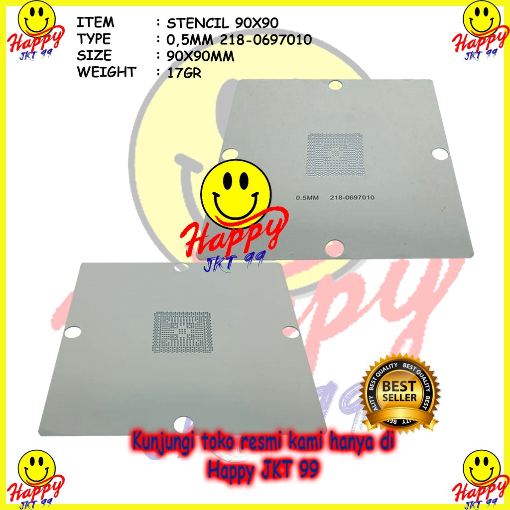 [ HAPPY JKT 99 ] STENCIL 90X90 218-0697014 218-0697010 218-0792001 218-0792006