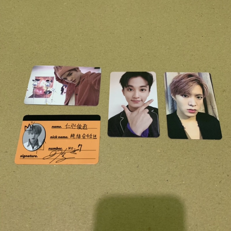 PHOTOCARD TAEYONG EMPATHY, MARK WGU, YUTA REGULAR-IRREGULAR, SC RENJUN WGU