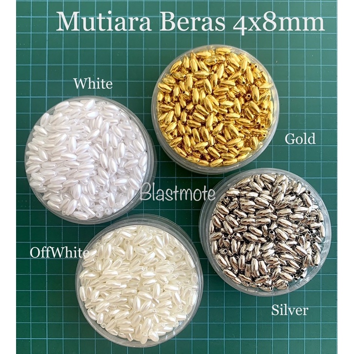 PAYET Mutiara Beras 4*8 dan 3*6 Repack 10gr