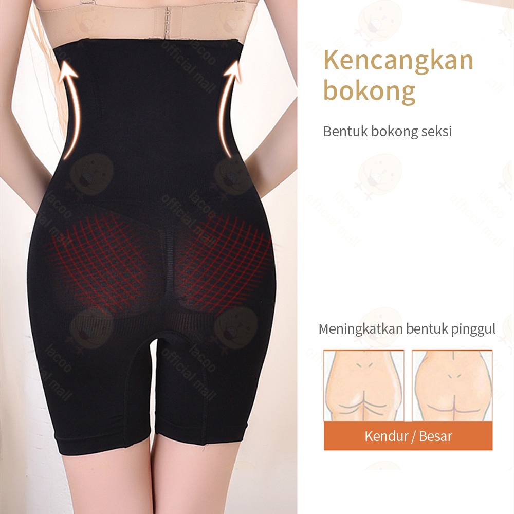 Lacoo Celana dalam korset wanita Korset celana pelangsing perut untuk 35-95kg