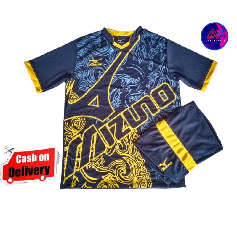 Setelan Set Jarsey Jersey Jersy Jersi Kaos Baju Kostum Custom Seragam Pakaian Baju Celana Olahraga Futsal Sepakbola Badminton Tenis Voli Volly Volley Poli Senam Lari Gym Yoga Anak Anak Remaja SMP SMA Dewasa Pria Wanita Cewe Cowok Sekolah