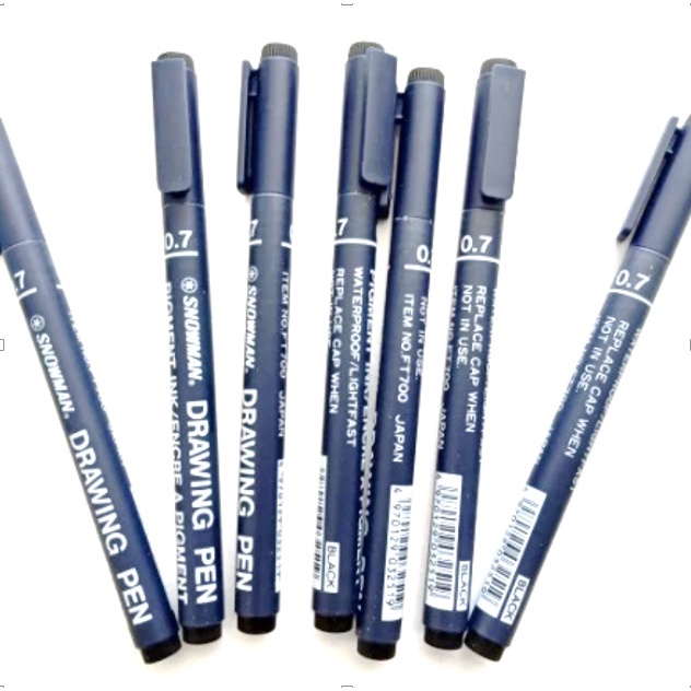 

Drawing Pen Snowman Spidol Anti Air Japan