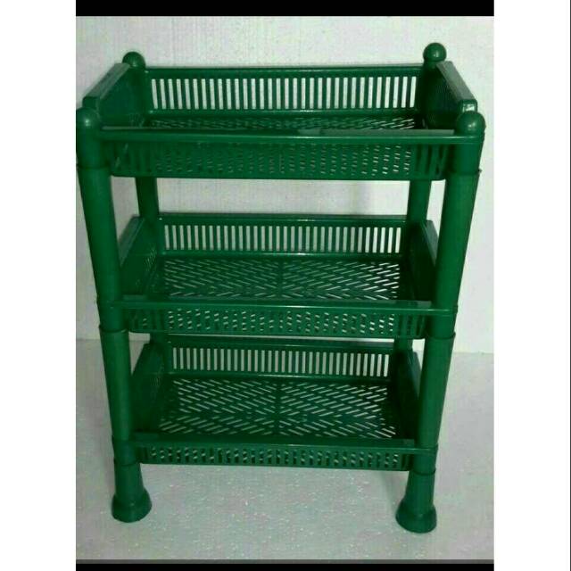 Rak piring plastik / rak piring 3 susun / rak piring susun