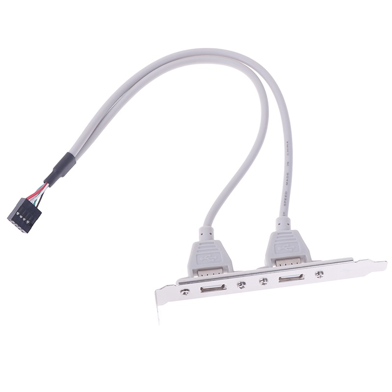 &lt; E2id &amp; &gt; 1Pc Bracket Adapter Expansion Panel Belakang 2 Port USB 2.0