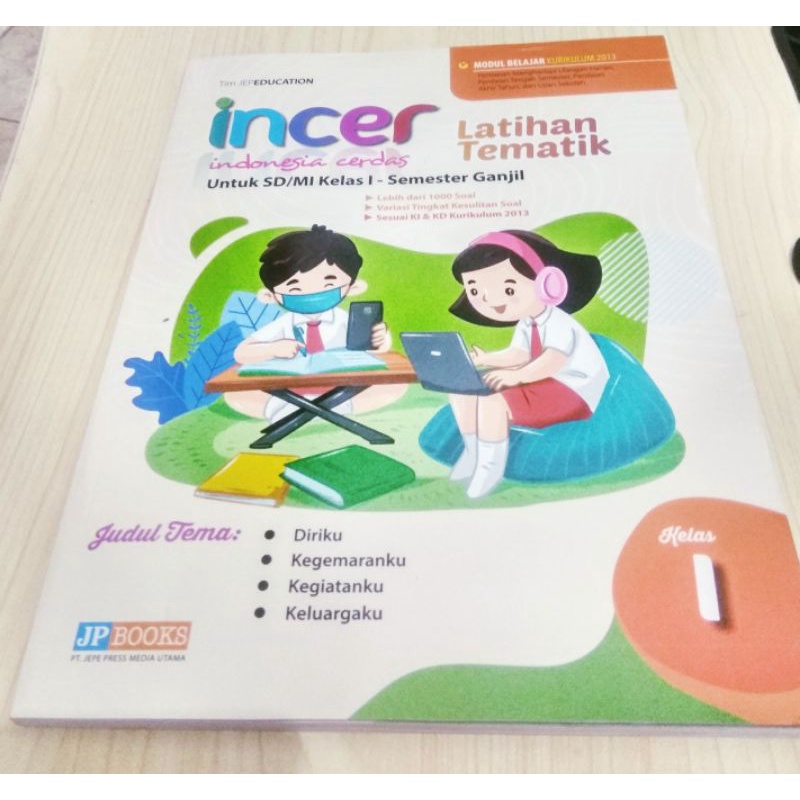 

Buku soal-soal tematik kls 1 2 3 4 5 semester 1 incer plus kunci jawaban