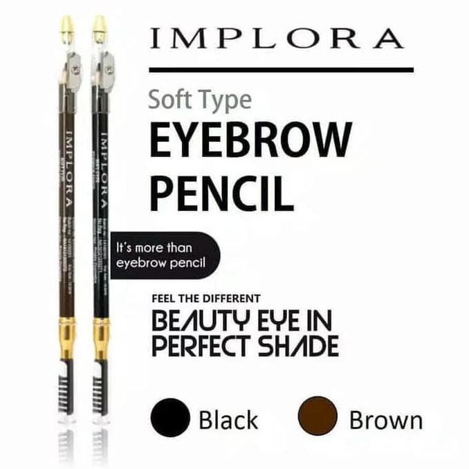 CS1 IMPLORA Pensil Alis / Eyebrow Pencil Original Bpom-calistha store1 COD