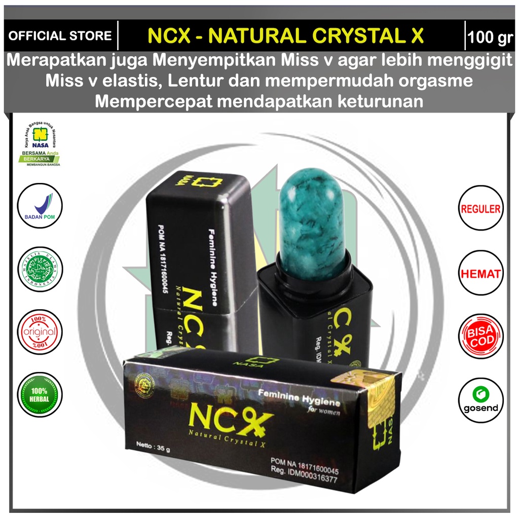 Jual Crystal X Asli Nasa NCX Nasa Cristal X Original Kristal x Nasa