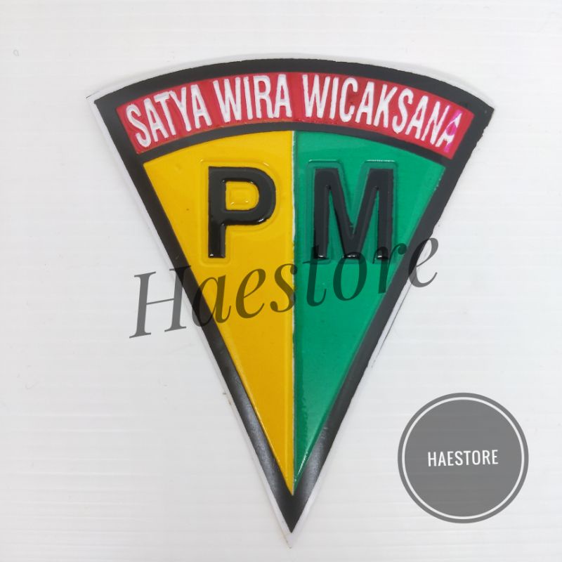 

Stiker Embos PM - Sticker Tempel Timbul