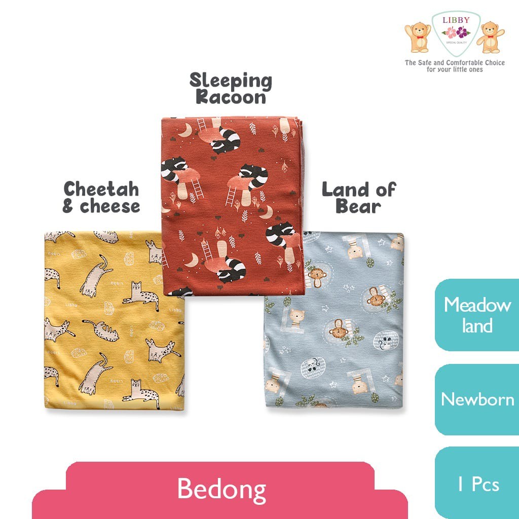 LIBBY Motif Meadow Land  Bedong  ( 1 pcs )