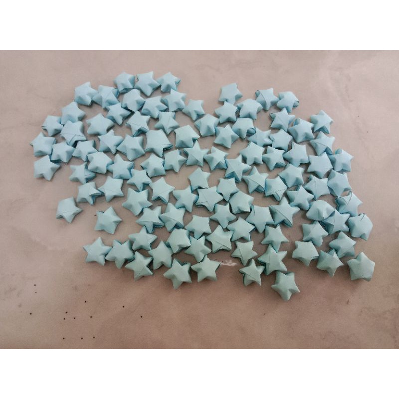 

SUPPLIER ORIGAMI LUCKY STARS 250 PCS HVS WARNA BIRU