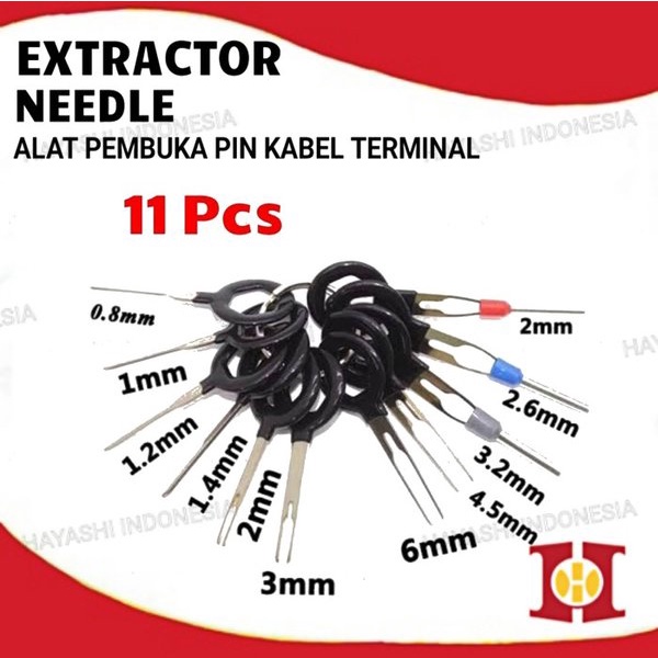 Alat Pelepas Skun Pin Konektor Kabel Terminal Ekstraktor Extractor