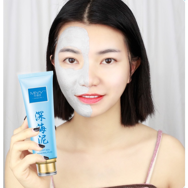 Otion pemutih badan 150g Sabun pemutih badan Cream pemutih wajah Masker Lumpur Laut Dalam Pemutih Masker pembersih wajah membersihkan kotoran kelupas Memutihkan dan mencerahkan