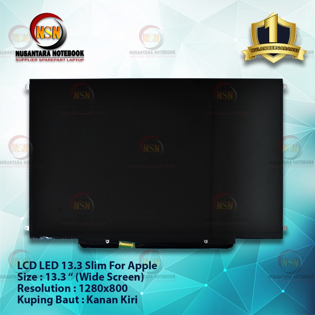 LCD LED Layar 13.3 SLIM FOR Macbook A1278