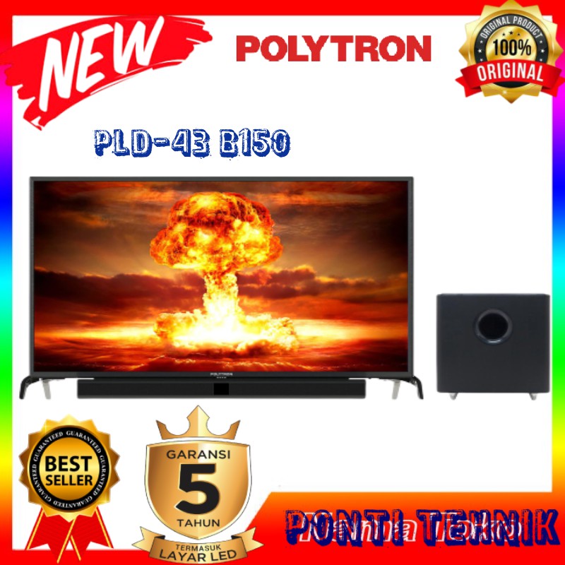 TV LED POLYTRON SOUNDAR PLD-43 B150/8951 43 inch