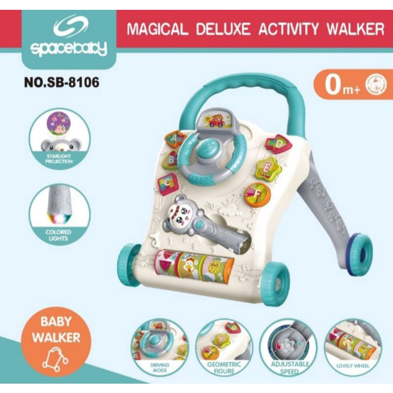 baby push walker /spacebaby push walker