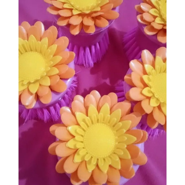 sikat bunga matahari pink