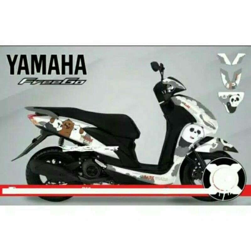 Decal sticker freeGo panda fullbody