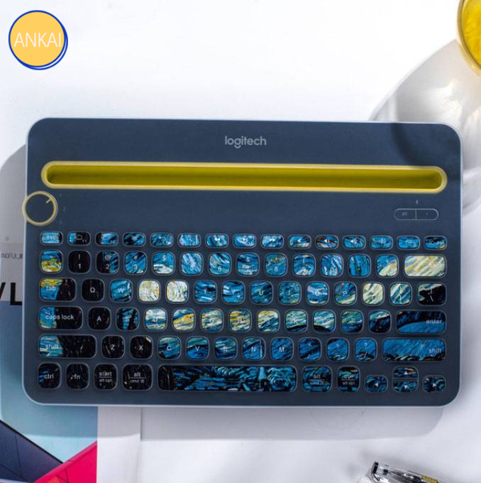 Ankai Logitech K380 K480 Cover Pelindung Keyboard Wireless Bluetooth Bahan Silikon Anti Air