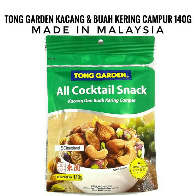 Jual Kacang Tong Garden All Cocktail Snack 140g Shopee Indonesia