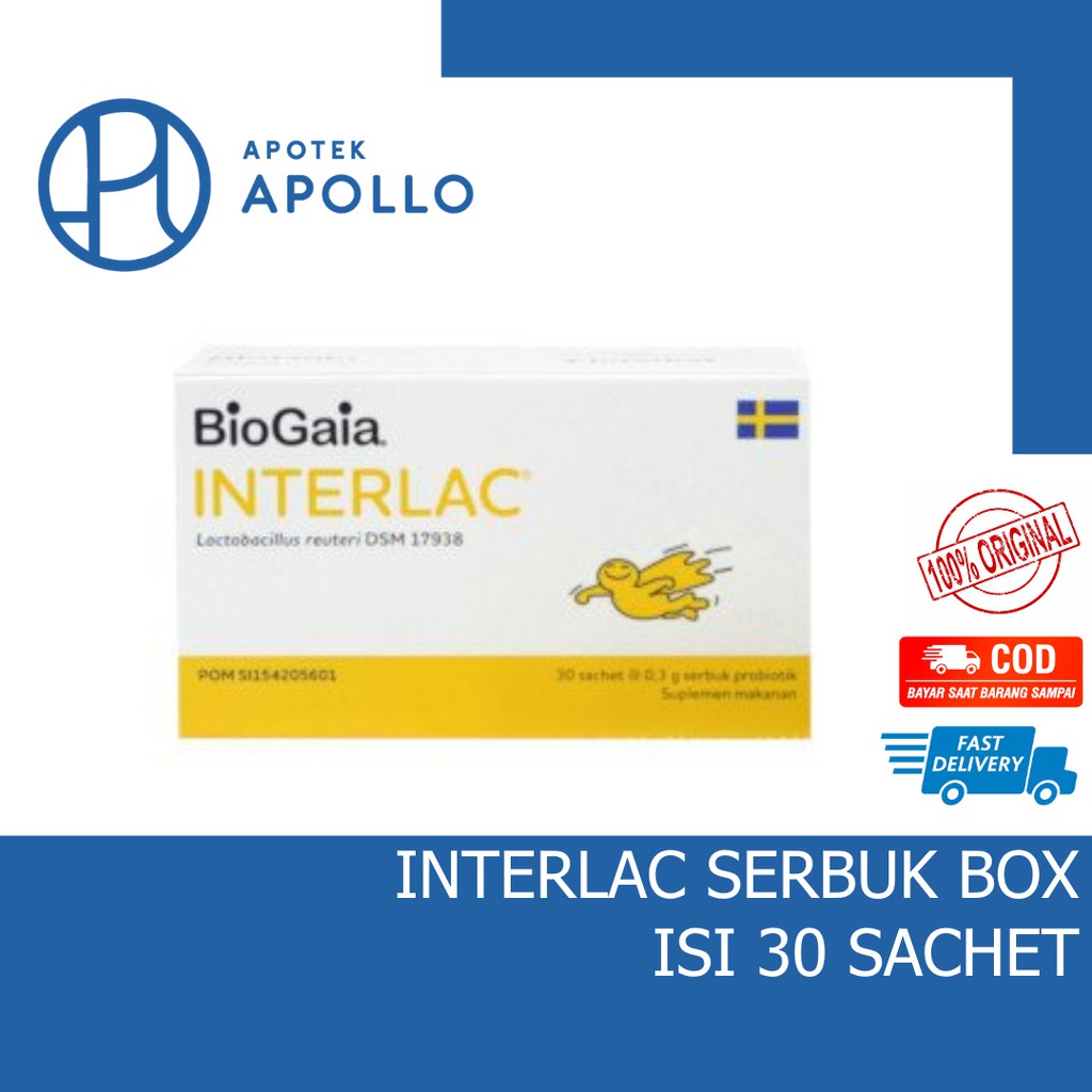 INTERLAC SERBUK BOX ISI 30 SACHET