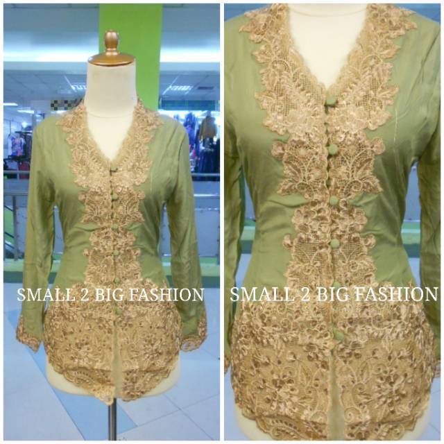 TERMuRAH Kebaya  pendek katun semi sutera kebaya  encim 