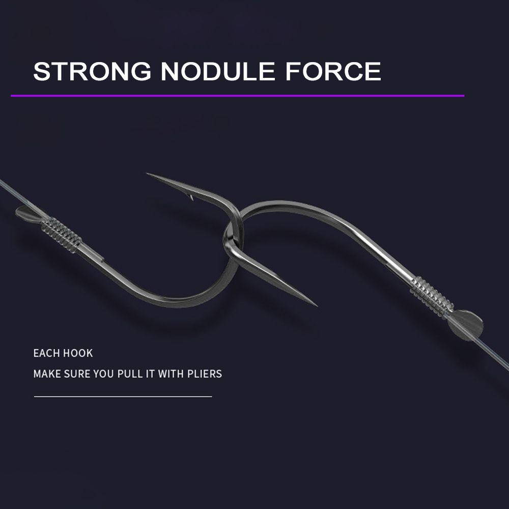 Top Fishing Tackle Tajam Aksesoris Alat Olahraga Luar Ruangan Double Hook