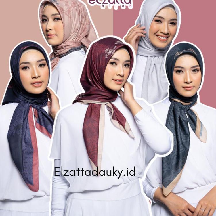 Wow Murah Meriah.. ELZATTA HIJAB SEGI EMPAT MOTIF ELZATTA KERUDUNG ELZATTA JILBAB ELZATTA JILBAB ELZ