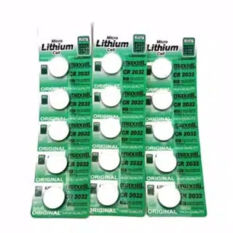 Jual Baterai Murah Lithium Type CR-2032 3V (Harga Satuan/1 butir