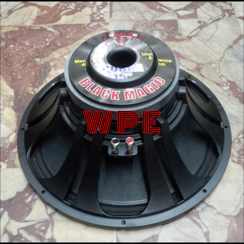SPEAKER WOOFER 15 INCH COBRA BLACK MAGIC CB - 1590 AL